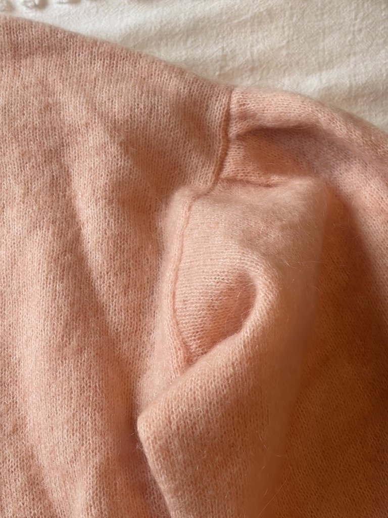 Nwt Petite Studio Deidre Mohair Sweater Apricot Xs — image 5 of 6
